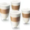 Tchibo 4er Latte Macchiato Gläser, Doppelwandig, Modernes Design, Heiß Und Kalt -Küchenwaren Geschäft b22deffd9ffbeb0b2c2be408cfcb7a45