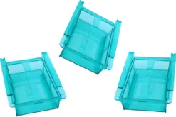 GOURMETmaxx Klemm-Schublade Für Kühlschrank, 3er-Set Schublade Klemm Kühlschrank GOURMETmaxx Zusatzfach Gemüsefach 3er-Set Ordnung -Küchenwaren Geschäft b264cdc4e3cbf230cb22992200096b53