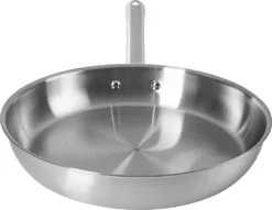 ONVAYA® Edelstahlpfannen-Set | Bratpfanne | Ohne Beschichtung | Induktion & Backofengeeignet | Profipfannen Komplettset | Ø 20/24/28/32cm -Küchenwaren Geschäft b3df59bac34cc2d9a2383bd893dbf96d