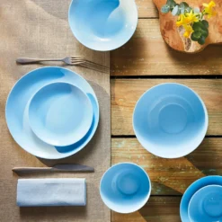 Tafelservice Diwali Light Blue Hellblau 18-teilig LUMINARC Hartglasgeschirr Geschirrset Tafelset Essservice Geschirr -Küchenwaren Geschäft b476703de0aa0c0eeeecacc689e3b6d5