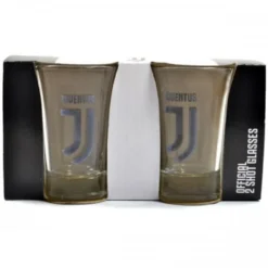 Juventus FC - Schnappsglas - 2er-Pack BS1996 (Einheitsgröße) (Schwarz) -Küchenwaren Geschäft b4e3f164b7232252ff350675247441f4