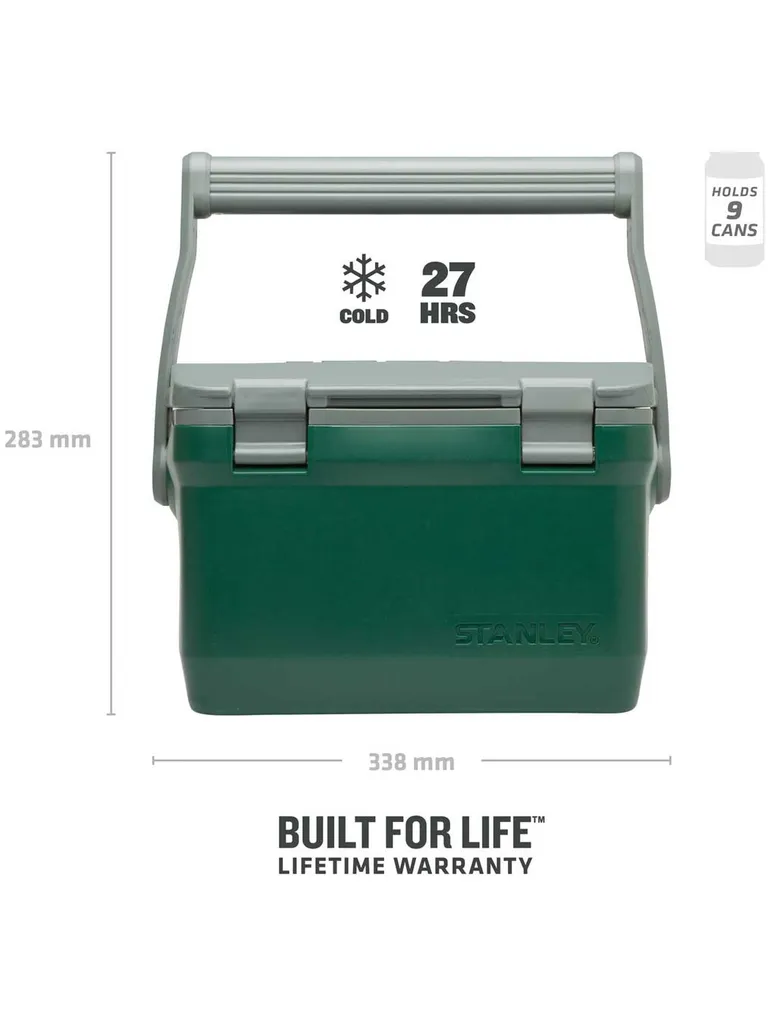 Herbertz Messer Solingen Stanley ADVENTURE COOLER Kühlbox 6,6 L In Grün Dunkelgrün 9 Herbertz Messer Solingen Stanley ADVENTURE COOLER Kühlbox 6,6 L In Grün Dunkelgrün – Bild 7