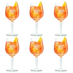 Aperol Spritz Gläser 450 Ml - 6 Stück