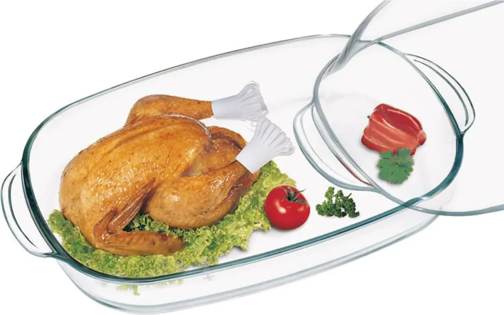 Simax Geflügelbräter Borosilikatglas Bräter Backofenform 8.0l 3 Simax Geflügelbräter Borosilikatglas Bräter Backofenform 8.0l