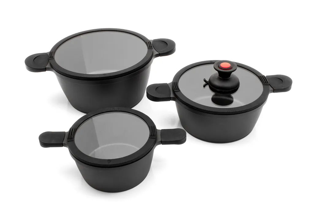 Karcher Topfset Toni Aus Aluguss – Induktionstöpfe Mit Glasdeckel Und Praktischem Sauggriff – 7-teilig 3 Karcher Topfset Toni Aus Aluguss – Induktionstöpfe Mit Glasdeckel Und Praktischem Sauggriff – 7-teilig