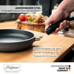 Hoffmann TC Induktionspfanne 24 Cm Antihaftbeschichtet I Innenhöhe 7 Cm Ohne Glasdeckel I Germany -Küchenwaren Geschäft ba8150c1dff46354e17592184bb1bc3a