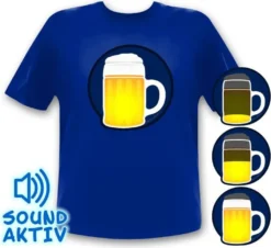 Bierglas LED Party T-Shirt Für Oktoberfest Wasn Party Bier Shirt Größe - XL -Küchenwaren Geschäft bb731b7102e156a15d6f11e98554b85d