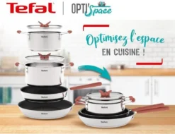 TEFAL G720S604 6-teiliges Stapelbares Kochgeschirrset OPTI'SPACE - Edelstahl - Alle Kochfelder Inklusive Induktion 11 TEFAL G720S604 6-teiliges Stapelbares Kochgeschirrset OPTI'SPACE - Edelstahl - Alle Kochfelder Inklusive Induktion -Küchenwaren Geschäft bc01a96693985318efa85da1887a3f3c