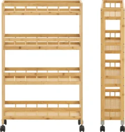 Küchenwagen Pyhäjoki Auf Rollen Servierwagen Aus Bambus Aufbewahrungswagen 96 X 60 X 18 Cm Speicherwagen Natur 12 Küchenwagen Pyhäjoki Auf Rollen Servierwagen Aus Bambus Aufbewahrungswagen 96 X 60 X 18 Cm Speicherwagen Natur -Küchenwaren Geschäft bc04b727ad611a04693dbce6d030afe0