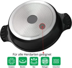 Aluguss Tajine Tagine Ø28cm Induktion Silikongriffe Gartopf Dampfgarer Bräter -Küchenwaren Geschäft bc3db1f9e57dfa8879c98cd7f6264bec