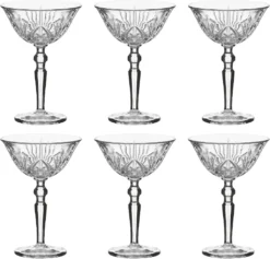 Nachtmann Cocktailschale Palais 230 Ml, Kristallglas Mit Schliffdesign (6 Stück) -Küchenwaren Geschäft bc7ce1873161c3ff17d2d37a49d02415
