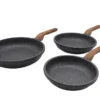 Karl Krüger 3-tlg Bratpfannen Set TEXAS Ø20 /24 /28 Cm, Induktions- & Backofen-geeignete, Antihaft-beschichtete, Energiesparende Aluminium Bratpfanne -Küchenwaren Geschäft bc95d1f7dbbbabddce89f79ceaeb6561