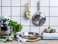 KitchenAid Pfannenset Multi-Ply Stainless Steel- ø 24 Und 28 Cm - Ohne Antihaftbeschichtung 7 KitchenAid Pfannenset Multi-Ply Stainless Steel- ø 24 Und 28 Cm - Ohne Antihaftbeschichtung -Küchenwaren Geschäft bcdc7ac74b1fb3253c949c300961b8c2