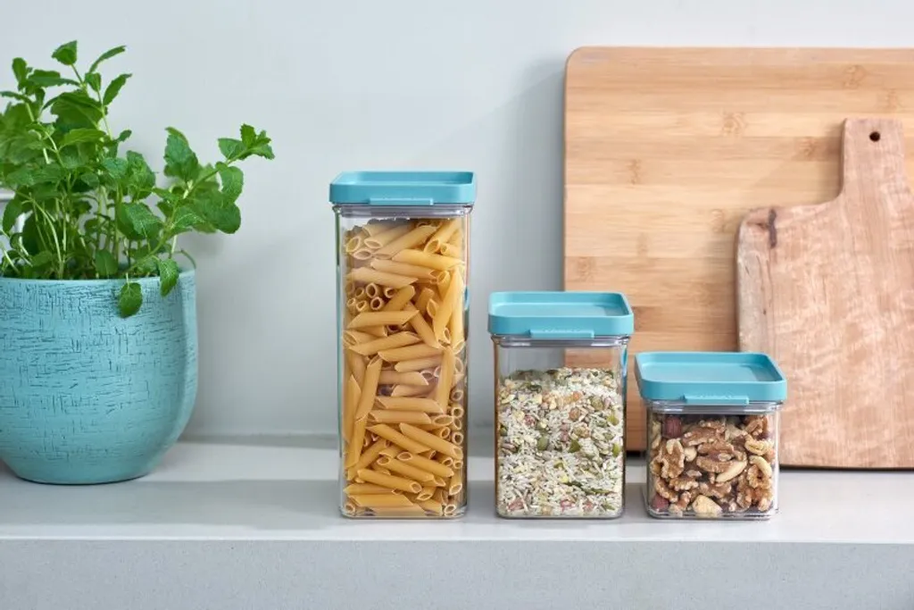 Mepal - Omnia Vorratsdose 3-teiliges Set - Küchenorganizer & Aufbewahrungsbox Mit Deckel - 700, 1100 & 2000 Ml - Nordic Berry 5 Mepal - Omnia Vorratsdose 3-teiliges Set - Küchenorganizer & Aufbewahrungsbox Mit Deckel - 700, 1100 & 2000 Ml - Nordic Berry – Bild 3