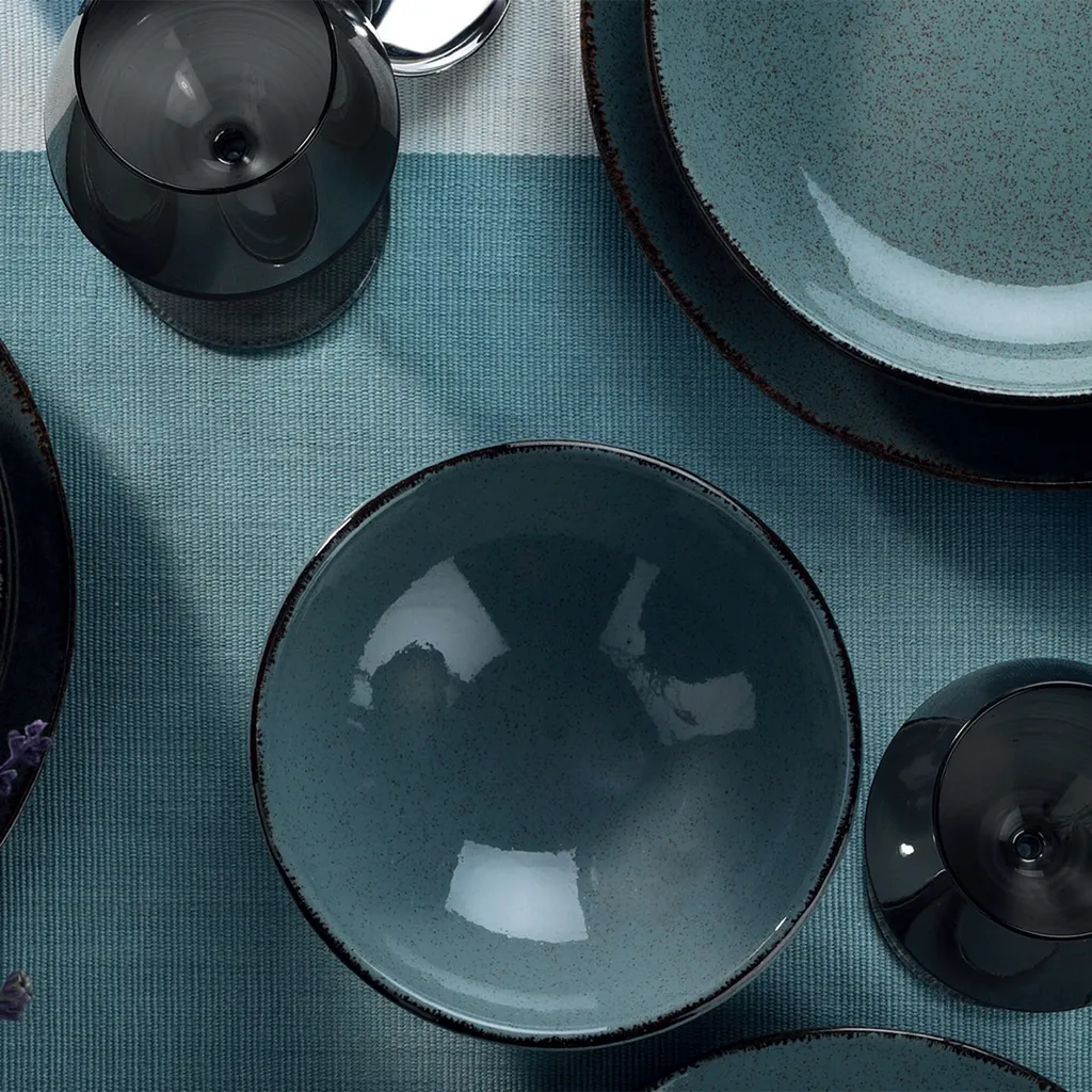 Heritage, Kütahya Porselen,(24 Stücke), Abendessen , Blau, 100% Porzellan 5 Heritage, Kütahya Porselen,(24 Stücke), Abendessen , Blau, 100% Porzellan – Bild 3