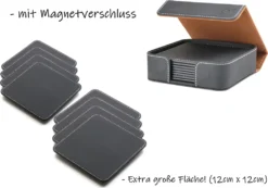 Würfelunterlage Set Würfelschale Würfelset Unterlage Würfelbecher Bierdeckel Set 8er -Küchenwaren Geschäft bf3d7e1ccdf3637a1e2ac377e9847950