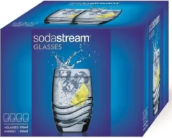 Sodastream Trinkglas 4er-Pack, Passend Zu Sodastream-Glaskaraffen -Küchenwaren Geschäft c0cf39538302c7bff03b4a9d84ec3cb8