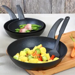 GRÄWE Aluminium-Pfannenset, Ø 20 Cm, Ø 24 Cm, Ø 28 Cm, Beschichtet, 3-teilig, Inkl. Pfannenwender 22 GRÄWE Aluminium-Pfannenset, Ø 20 Cm, Ø 24 Cm, Ø 28 Cm, Beschichtet, 3-teilig, Inkl. Pfannenwender -Küchenwaren Geschäft c30d2b458b651d58abebb2549a0d88ab