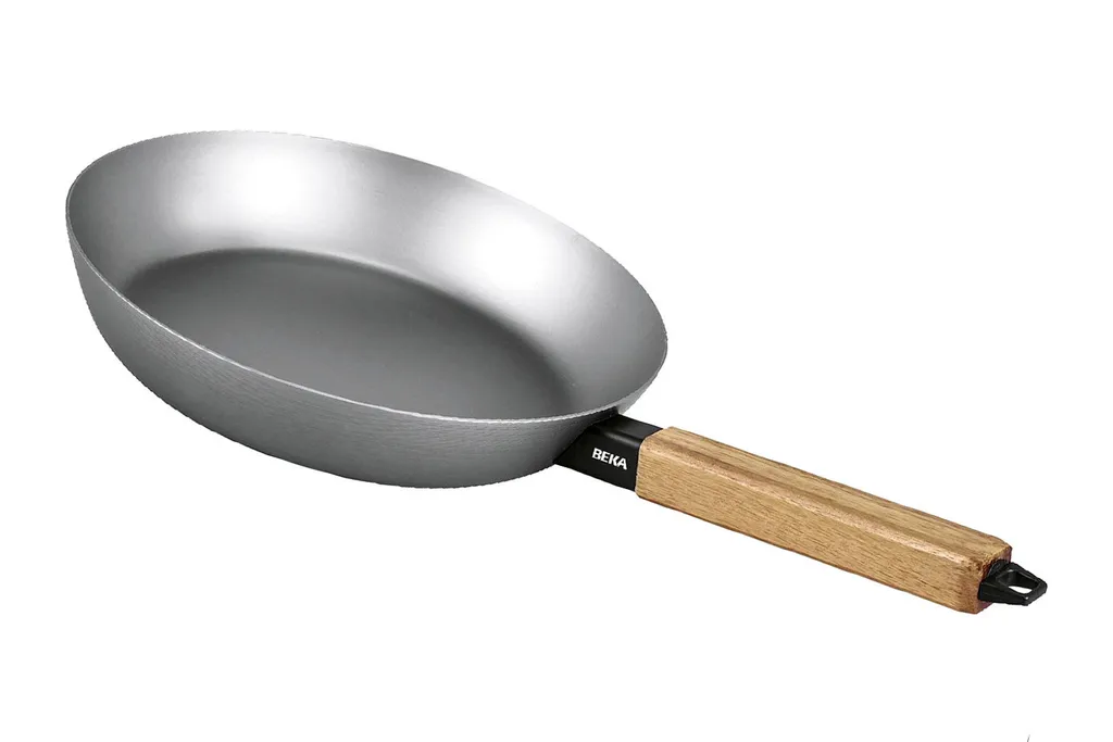 BEKA Nomad Pfanne Stahl + Akazienholz Ø20cm, Silber-grau/natur 7 BEKA Nomad Pfanne Stahl + Akazienholz Ø20cm, Silber-grau/natur – Bild 5