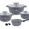 Graue Töpfe Und Kasserolle Mit Marmorbeschichtung -Küchenwaren Geschäft c3fd7fa947ed87880e1552672d217eb4