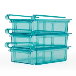 GOURMETmaxx Klemm-Schublade Für Kühlschrank, 3er-Set Schublade Klemm Kühlschrank GOURMETmaxx Zusatzfach Gemüsefach 3er-Set Ordnung -Küchenwaren Geschäft c45f61c390b1ab13f97cf9176711dd3a