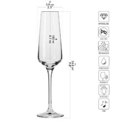 KROSNO Avant-Garde Sektgläser, 6er-Set, 180 Ml -Küchenwaren Geschäft c51ecca0559cf266b627f8ff7dc63e1a