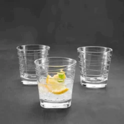 LEONARDO 019449 Vario Struttura Whiskybecher, Glas, 250 Ml, Klar (6 Stück) -Küchenwaren Geschäft caaf1bf0fcf1c097ce3780765c110045