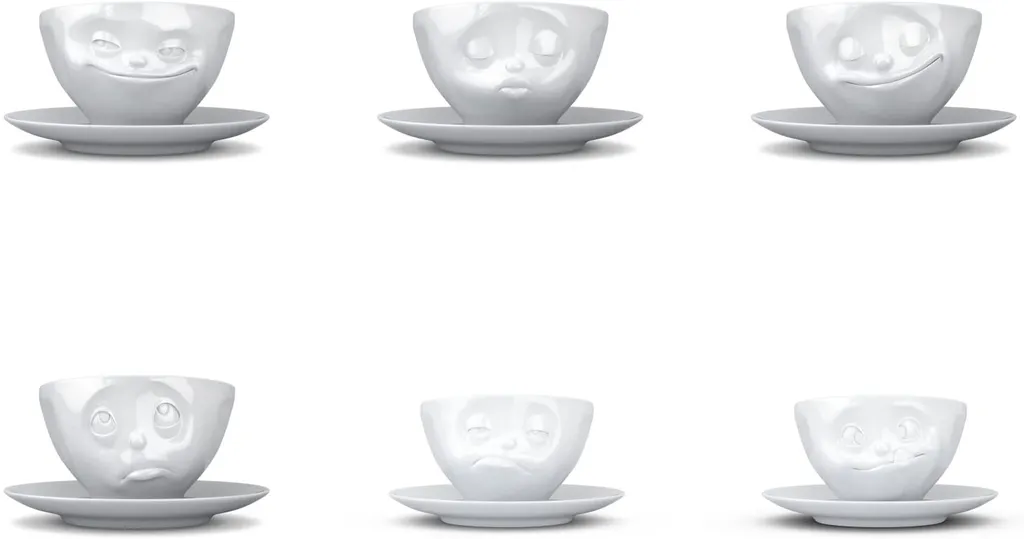 FIFTYEIGHT Kombi-Service 30-tlg. - Tassen + Teller (mit Biss) + Hochwertige Tischsets 5 FIFTYEIGHT Kombi-Service 30-tlg. - Tassen + Teller (mit Biss) + Hochwertige Tischsets – Bild 3