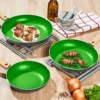 3tlg. Pfannen Set Grün Bratpfannen Ø20/24/28cm Antihaft Griffe Abnehmbar Elektro -Küchenwaren Geschäft cc8f9718cf695a766773ed64911ce78f
