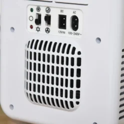 HOMCOM 4L Auto-Kühlschrank Kühlbox Mini-Kühlschrank DC 12V AC 230V/50Hz 60 W Für Auto Und Camping Weiß 25,8 X 20,5 X 26,3 Cm -Küchenwaren Geschäft cd9e83b7166832873c61f72645d8cabc