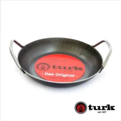 Turk 65930 Servierpfanne Aus Schmiedeeisen, 28 Cm, 2 Griffe, Grau (1 Stück) -Küchenwaren Geschäft ce053b14a1e95d33204340f6ca99e15c