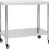VidaXL Küchen-Arbeitstisch Mit Rollen 100x60x85 Cm Edelstahl 2 VidaXL Küchen-Arbeitstisch Mit Rollen 100x60x85 Cm Edelstahl -Küchenwaren Geschäft ce371dc5ad1c0bb88efd60494be15d4a