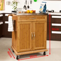 SoBuy Küchenwagen Aus Bambus Mit Edelstahltop, Servierwagen FKW13-N 13 SoBuy Küchenwagen Aus Bambus Mit Edelstahltop, Servierwagen FKW13-N -Küchenwaren Geschäft cefff34efa58fbd3cc84852069fb910e