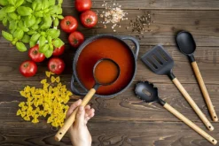 Smile - 10-teiliges Kochgeschirr-Set - Antihaftbeschichtung - Schwarz ,MGK-17 -Küchenwaren Geschäft d17821c05ee168f220d7f3ff90ec06d4