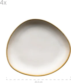 Mäser 931991 Kombiservice La Sinfonia Für 4 Personen, Steinzeug, Beige/creme-weiß (1 Set, 16-teilig) -Küchenwaren Geschäft d21647e92fe23ccf7915889cf83ced31