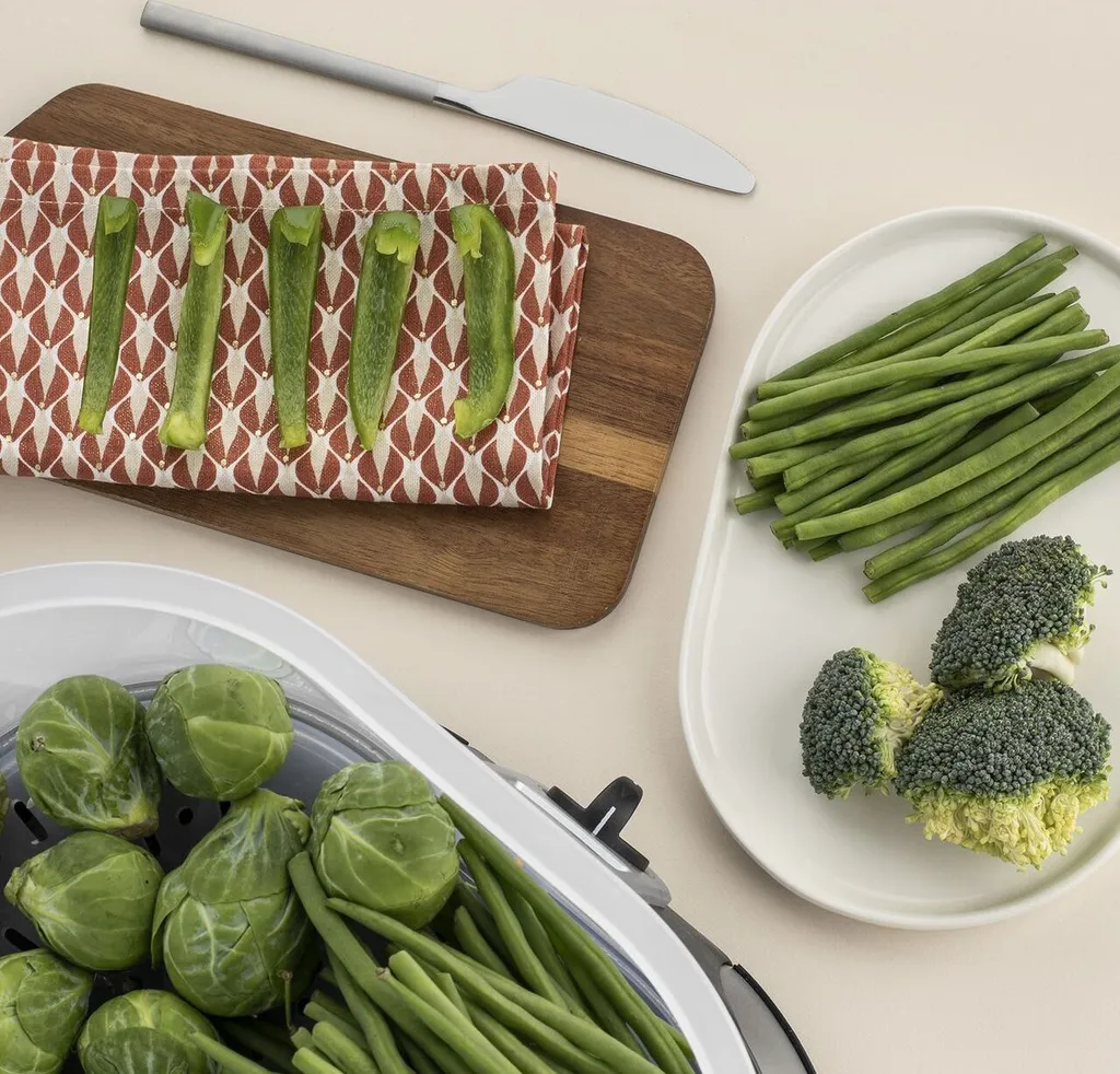 H.Koenig Elektro-Dampfgarer Ohne BPA 12 Liter, 3 Herausnehmbare Behälter, 1000 W, Timer Bis Zu 60 Minuten VAP12, Kunststoff, Metall, Single 11 H.Koenig Elektro-Dampfgarer Ohne BPA 12 Liter, 3 Herausnehmbare Behälter, 1000 W, Timer Bis Zu 60 Minuten VAP12, Kunststoff, Metall, Single – Bild 9