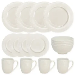 Porzellan Geschirr Set Weiß Für 4 Personen 16-teiliges Tafelservice Kombiservice 10 Porzellan Geschirr Set Weiß Für 4 Personen 16-teiliges Tafelservice Kombiservice -Küchenwaren Geschäft d73a40a001f90b4aeba44da59235112c