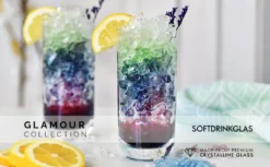 KROSNO Longdrinkgläser Wassergläser Trinkgläser | Set Von 6 | 360 ML | Glamour Kollektion | Perfekt Für Zuhause, Restaurants Und Partys | Spülmaschinenfest -Küchenwaren Geschäft d73b69a0d5425b1252aab85967b20f46