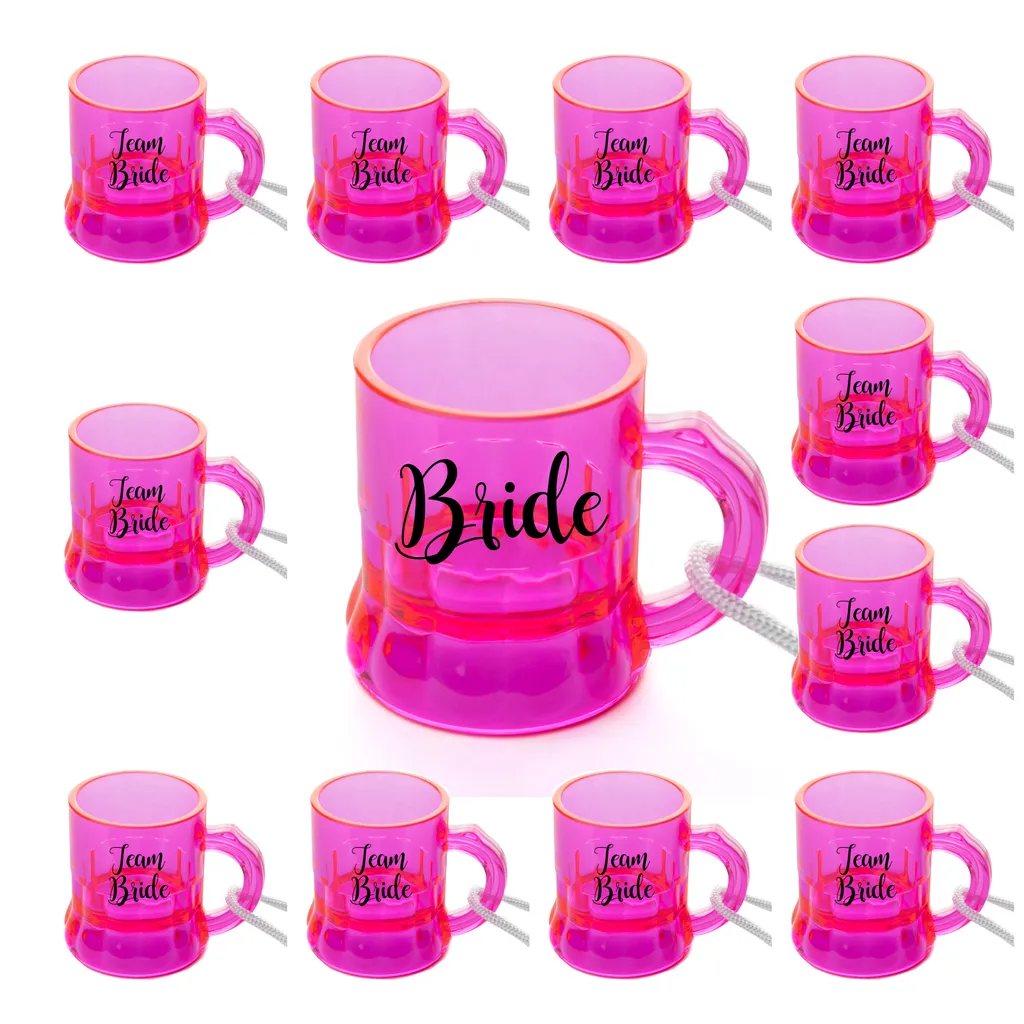 11x Schnapsglas Team Bride JGA - 1x Bride 2 11x Schnapsglas Team Bride JGA - 1x Bride