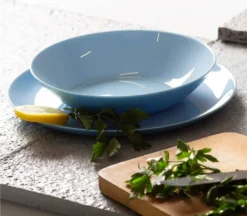 Tafelservice Diwali Light Blue Hellblau 18-teilig LUMINARC Hartglasgeschirr Geschirrset Tafelset Essservice Geschirr -Küchenwaren Geschäft daa7e907141c731c8d34dfea90332ba5