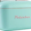 Kühlbox | Passive Kühlbox | Kühltaschen Polar In Retro Vintage Design Aus Kunststoff Mit Polystyrol (Airpop) Thermische Isolierung, 12L In Türkis -Küchenwaren Geschäft db29f70daf84cd12f960c94f03719287