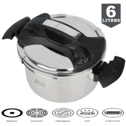 Induktion Schnellkochtopf 6 L Koch Topf Kochtopf Dampfkochtopf EDELSTAHL -Küchenwaren Geschäft dcd4d3e700f52e7124d1e44ed4bfd3ec