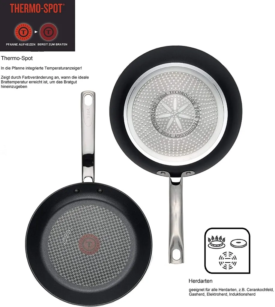Tefal C55654 PROGRADE Topfset Pfannenset Induktion 8 TLG, UVP 299€, Für Alle Herdarten, Antihaft Pfannen 26 Cm + 30 Cm, Topf 24cm, Stieltopf 20 Cm + 18 Cm, Spülmaschinenfest 4 Tefal C55654 PROGRADE Topfset Pfannenset Induktion 8 TLG, UVP 299€, Für Alle Herdarten, Antihaft Pfannen 26 Cm + 30 Cm, Topf 24cm, Stieltopf 20 Cm + 18 Cm, Spülmaschinenfest – Bild 2