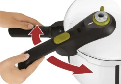 TEFAL Secure 5 Neo® 6,0 L Schnellkochtopf Mit Garkorb Und Dreifuß - Edelstahl - Alle Herdarten, Inklusive Induktionsherd, Gesund Und Schonend Kochen, Zeit- Und Energiesparend P2530738 -Küchenwaren Geschäft ddb27369eb11dd971710b4795c856ded