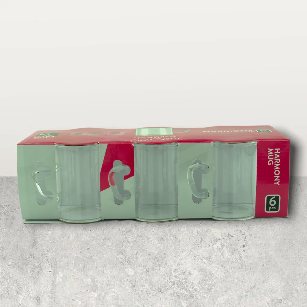 Kayacam Harmony Teegläser Teeglas Kaffeegläser Kaffeeglas Mit Henkel 6 Gläser 250ml K141 6 Kayacam Harmony Teegläser Teeglas Kaffeegläser Kaffeeglas Mit Henkel 6 Gläser 250ml K141 – Bild 4