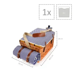 Sänger SÄNGER Picknickkorb Borkum Mit Integriertem Tisch & Kühltasche 25 Teilig Für 4 Personen -Küchenwaren Geschäft e047d13475f885c314bc3be979751bfb
