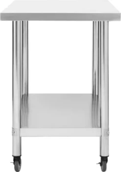 VidaXL Küchen-Arbeitstisch Mit Rollen 100x60x85 Cm Edelstahl -Küchenwaren Geschäft e07faaff0fb648c553daf282270914af