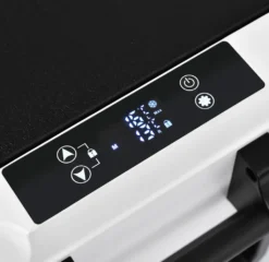 Merax Elektrisch Kühlbox Mit Kompressor 31.5L Schwarz, Mini Kühlschrank Tragbar Kühlleistung Bis -20° C, Gefrierbox 12/24 V Und 230 V Für Büro, Auto, Camping, Garten -Küchenwaren Geschäft e0e7bf9188181b68a32169f8eb62d1b5