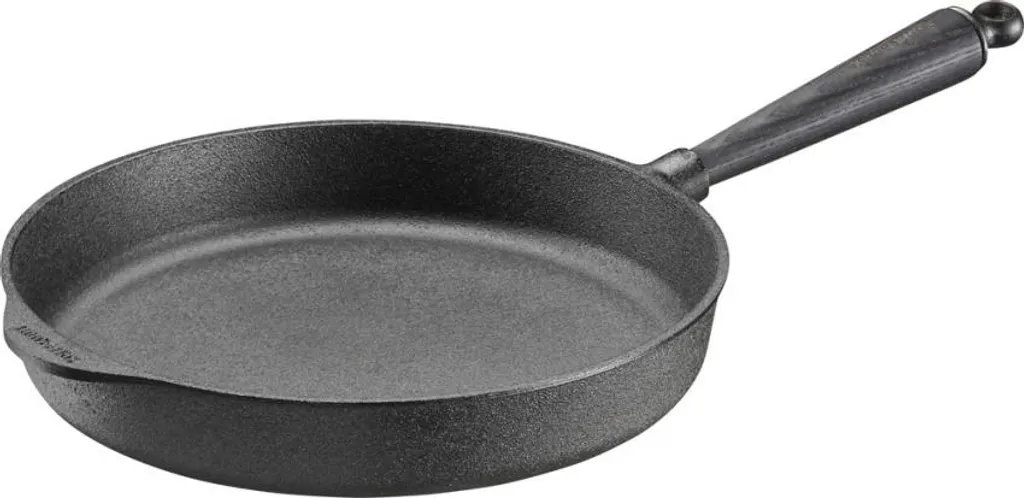 Skeppshult Servierpfanne 28cm Mit Schwarzem Esche-Holzgriff, Gusseisen 4 Skeppshult Servierpfanne 28cm Mit Schwarzem Esche-Holzgriff, Gusseisen – Bild 2