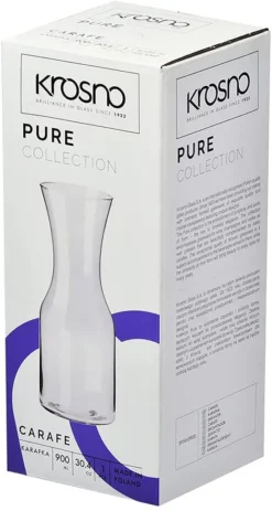 KROSNO Pure Wasser Regenbogen Karaffe Dekanter, 900 Ml -Küchenwaren Geschäft e69f5ca0eafc6ca6395a032f17c10ff9